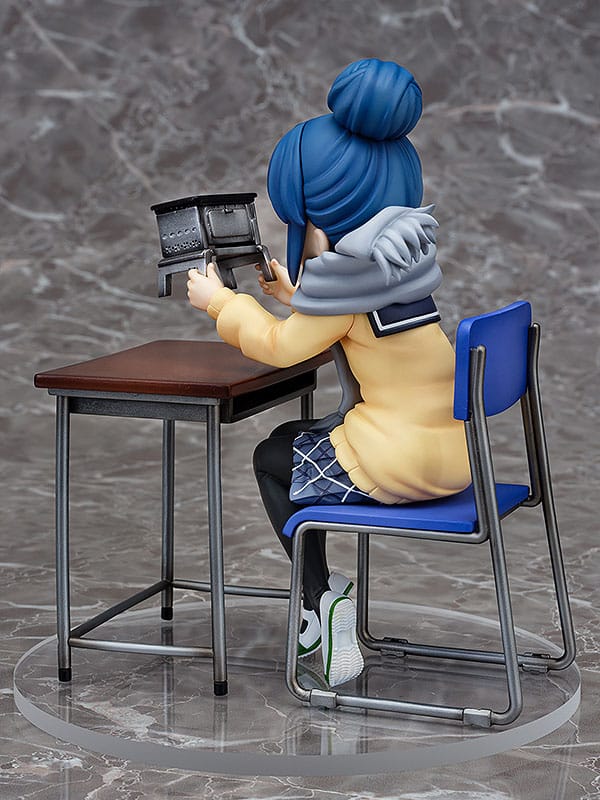 Relaxte kamp PVC-standbeeld 1/7 Rin Shima: Kijk wat ik heb gekocht Ver. 14 cm