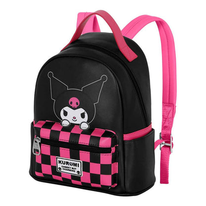 Sanrio ryggsäck kuromi schack liten
