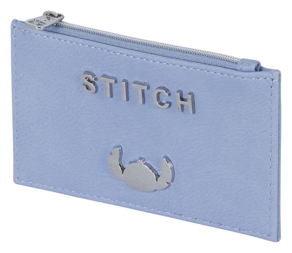 Lilo & Stitch Slank Kortholder / Mini Pung Stål Blå