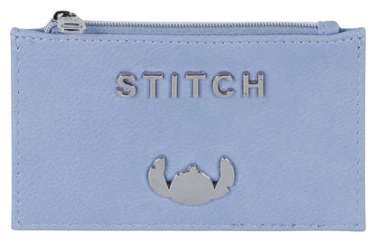 Lilo & Stitch Tarjetero Slim / Mini Monedero Azul Acero