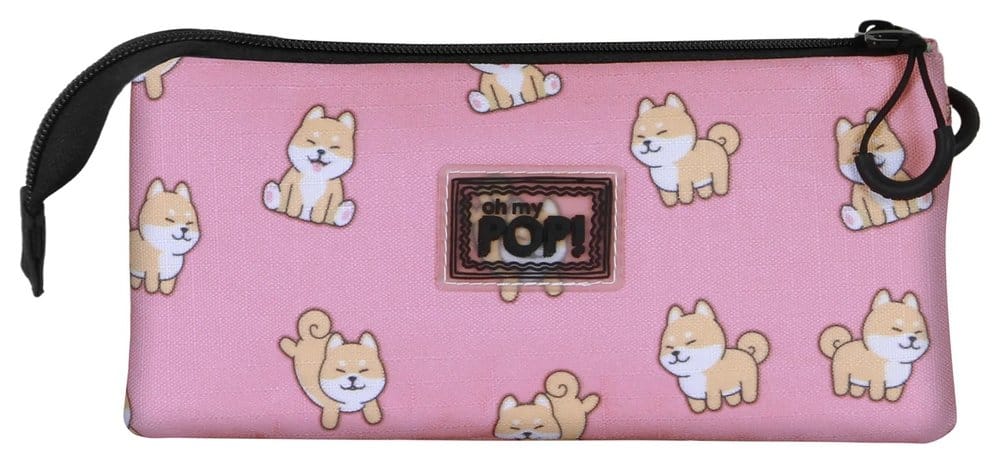 Oh mio papà! Astuccio triplo Shiba Rosa