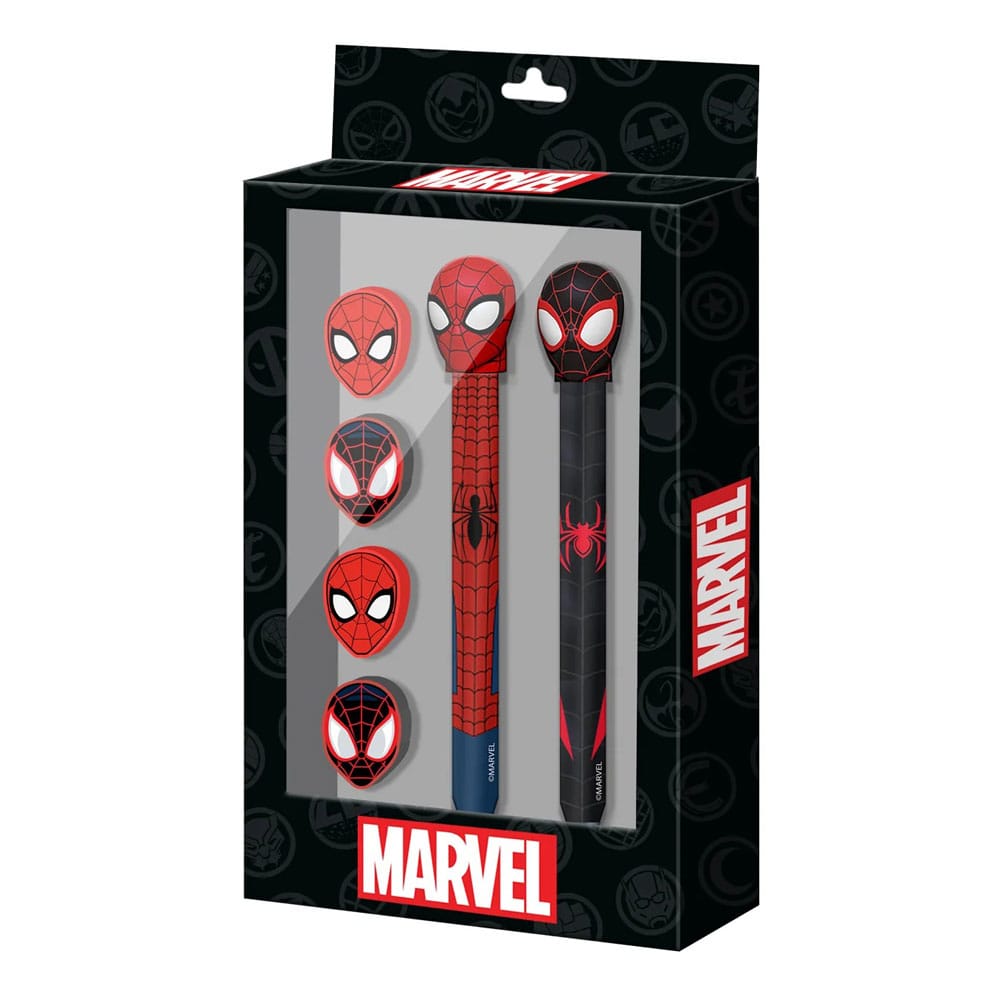 Ensemble de papeterie Spider-Man, paquet de 6