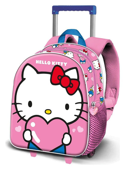Zaino Sanrio piccolo 3D con ruote Hello Kitty Heart