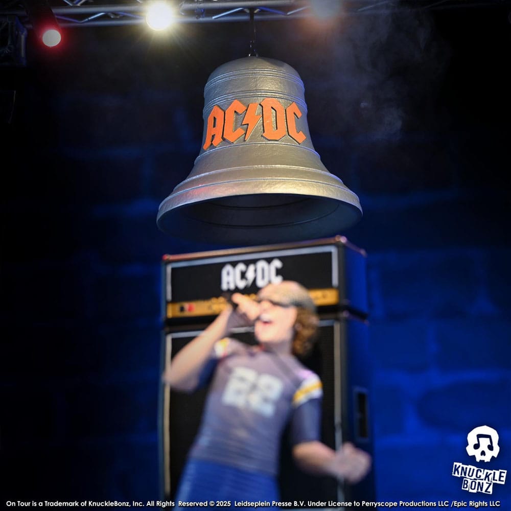 AC/DC Rock Ikonz On Tour Statua PWR UP Tour Hells Bell