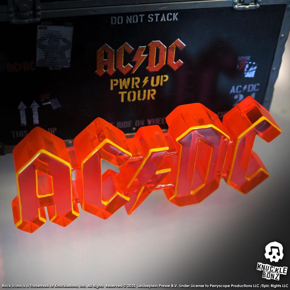 AC/DC Rock Ikonz On Tour Statua PWR UP Tour Road Case