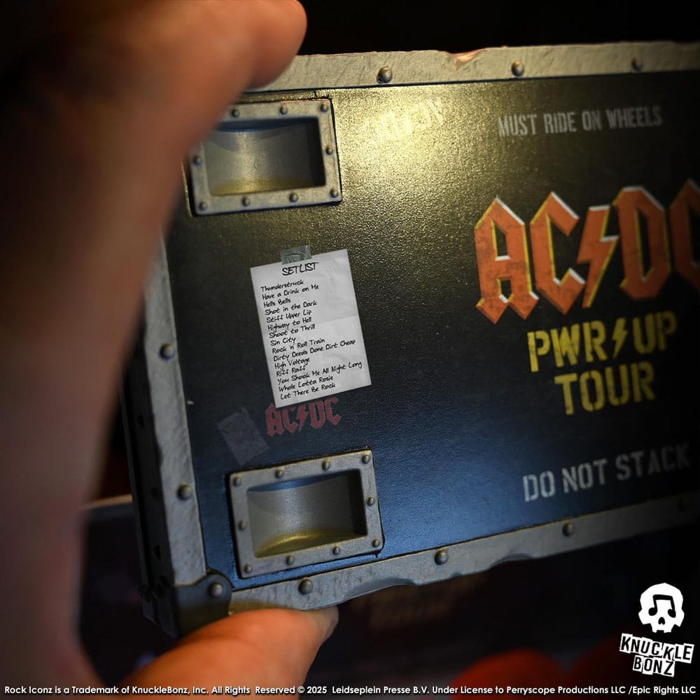 AC/DC Rock Ikonz On Tour Statua PWR UP Tour Road Case
