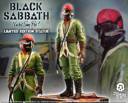 Pilote de statue en vinyle 3D Black Sabbath (Never Say Die) 22 cm