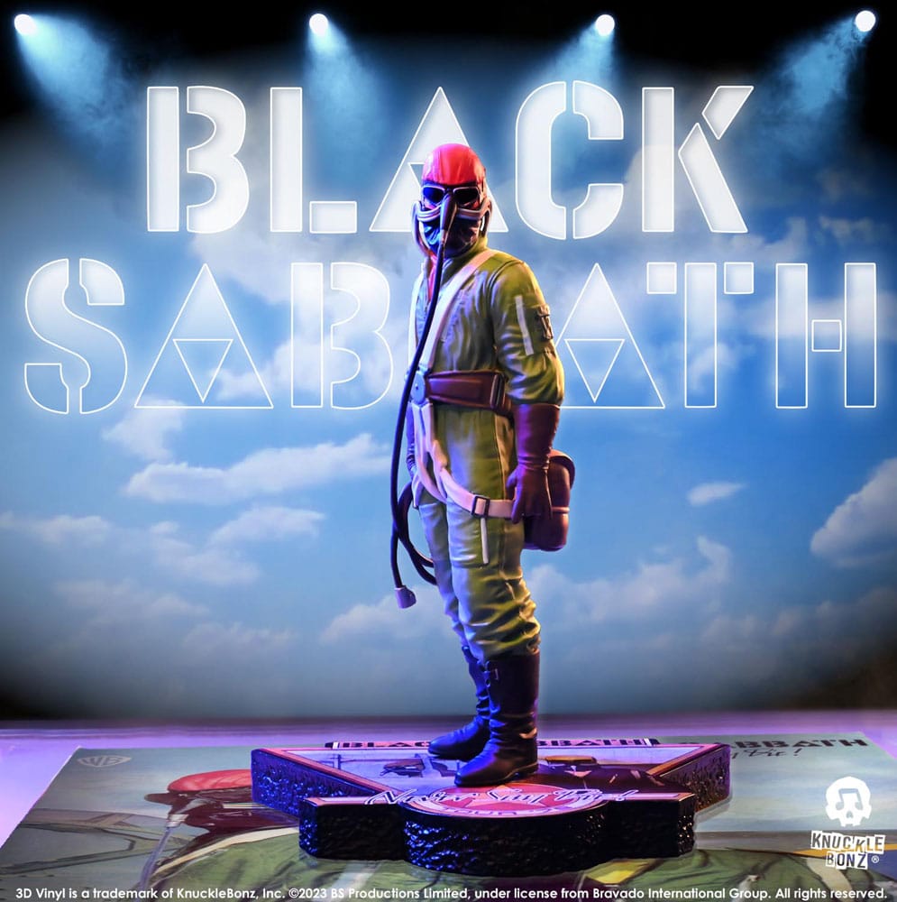 Pilote de statue en vinyle 3D Black Sabbath (Never Say Die) 22 cm