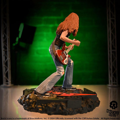 Estatua Metallica Rock Iconz Cliff Burton II 22 cm