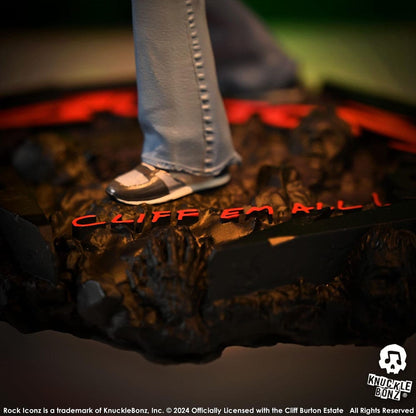 Estatua Metallica Rock Iconz Cliff Burton II 22 cm