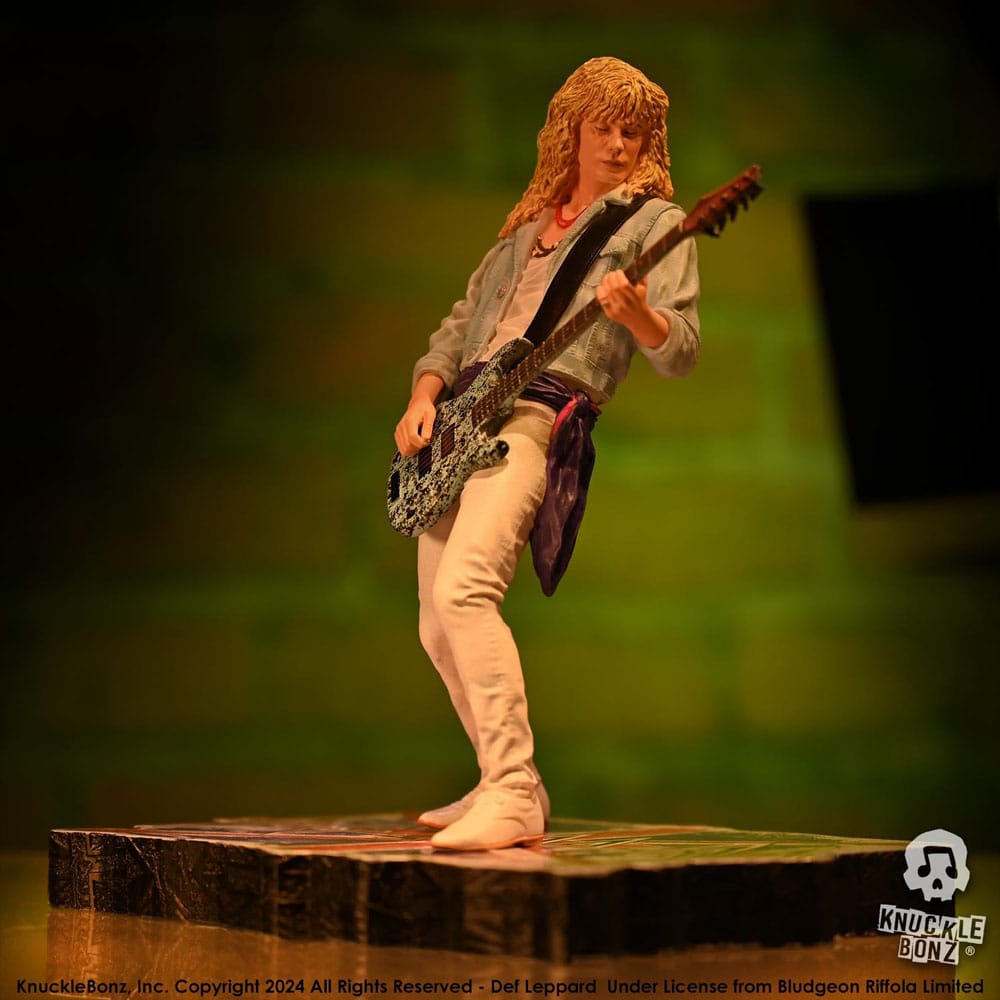 Def Leppard Rock Iconz standbeeld Rick Savage 24 cm