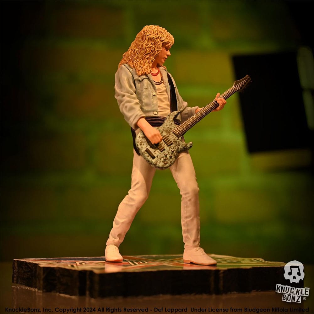 Def Leppard Rock Iconz standbeeld Rick Savage 24 cm