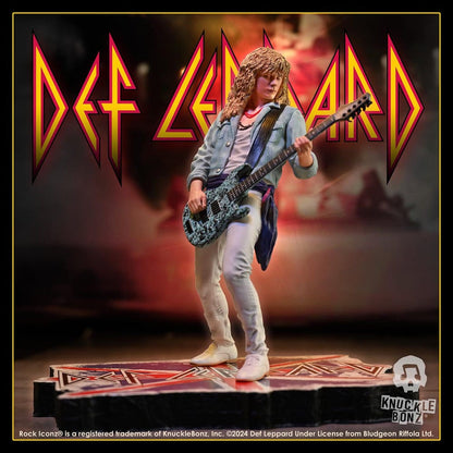 Def Leppard Rock Iconz standbeeld Rick Savage 24 cm