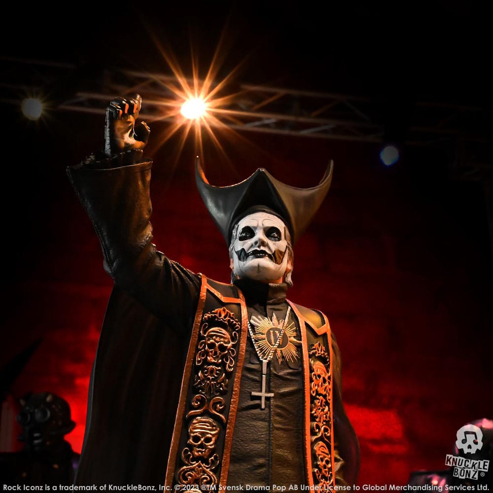 Ghost Rock Iconz Statue 1/9 Papa Emeritus IV (Black Robes) 22 cm