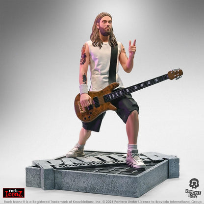 Pantera Rock Iconz Statue Rex Brown (reinventando el acero) 22 cm