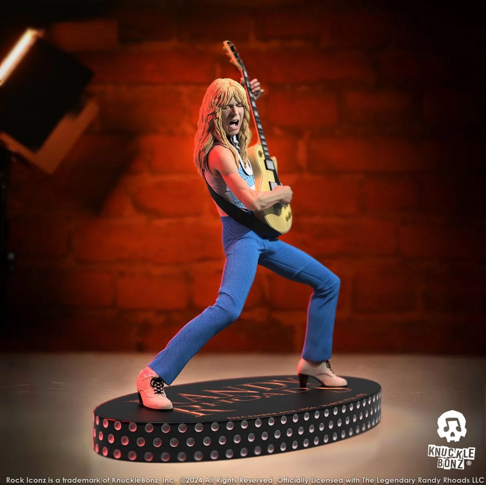 Randy Rhoads IV Rock Iconz Beeld The Early Years Blauwe versie 24 cm