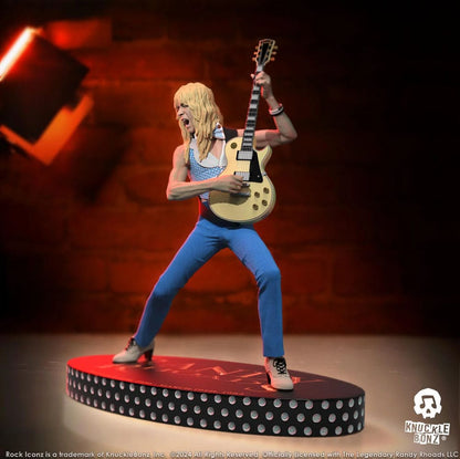 Estatua Randy Rhoads IV Rock Iconz Los primeros años Versión azul 24 cm