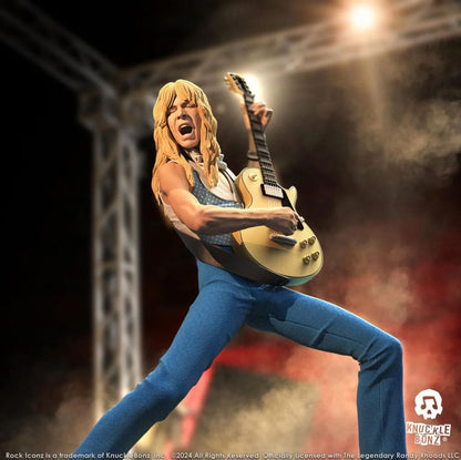 Estatua Randy Rhoads IV Rock Iconz Los primeros años Versión azul 24 cm