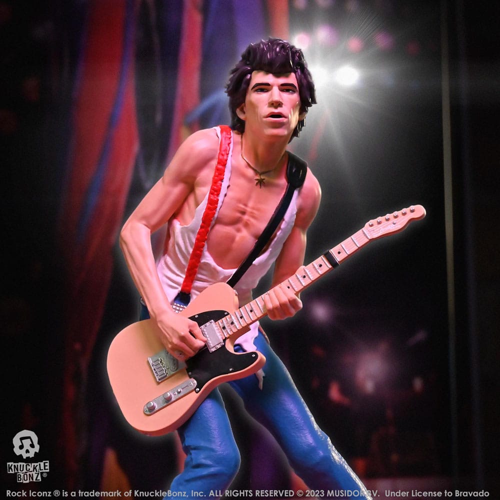 Rolling Stones Rock Iconz Statue Keith Richards (Tattoo You Tour 1981) 22 cm