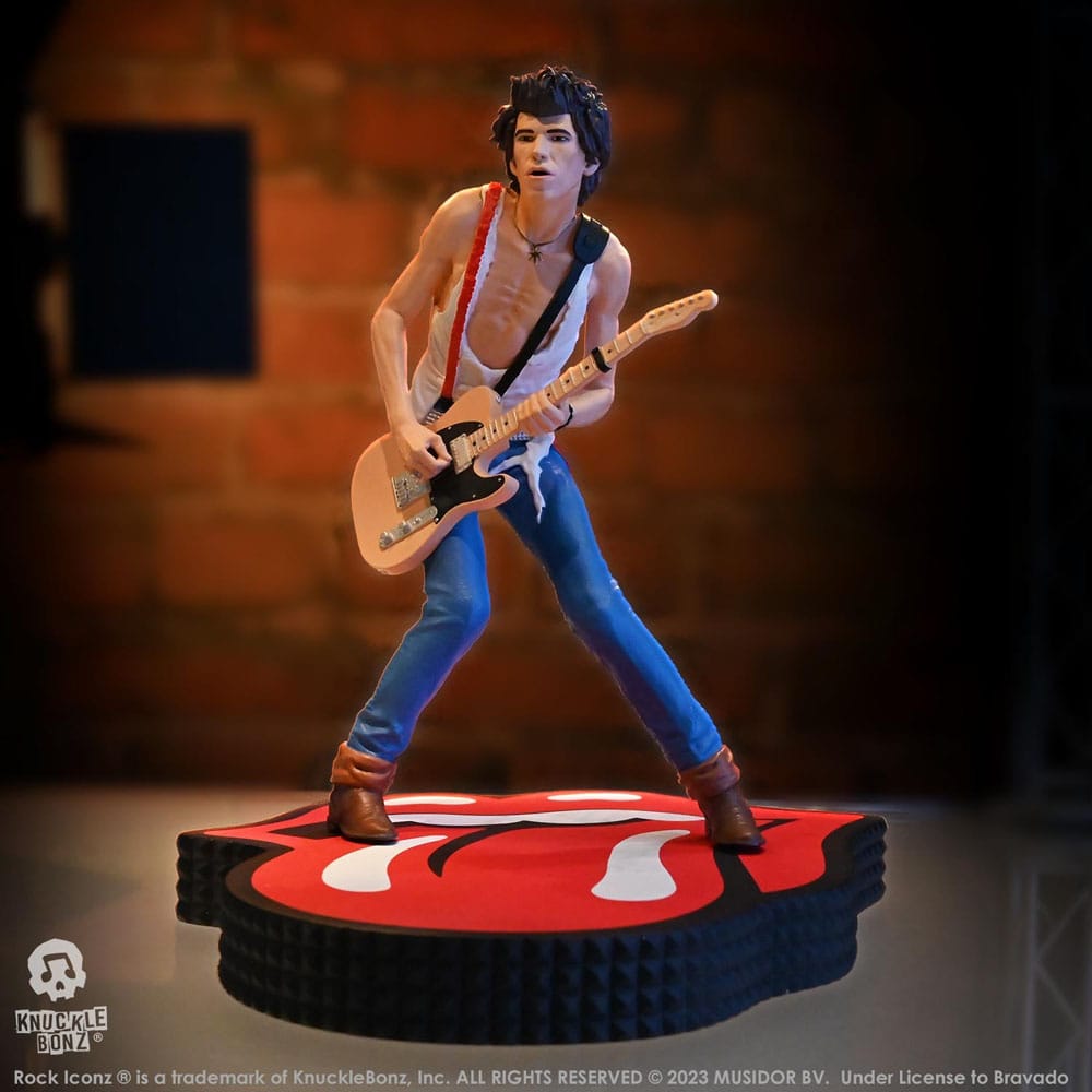 Rolling Stones Rock Iconz Statue Keith Richards (Tattoo You Tour 1981) 22 cm