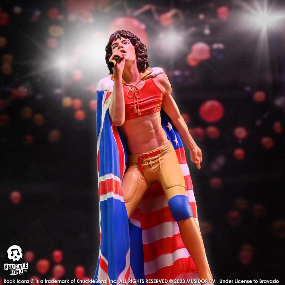 Rolling Stones Rock Iconz Statue Mick Jagger (Tattoo You Tour 1981) 22 cm