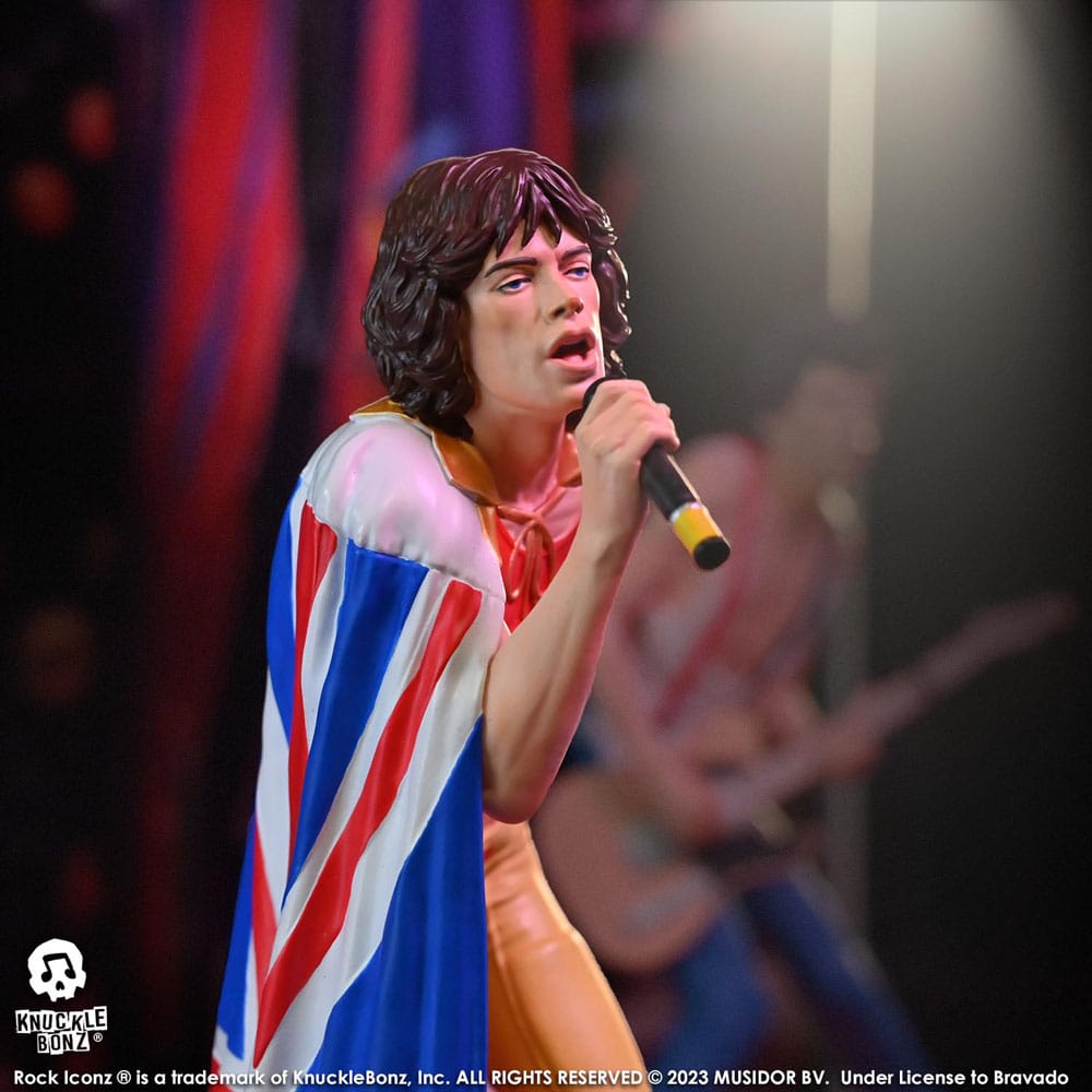 Rolling Stones Rock Iconz Statue Mick Jagger (Tattoo You Tour 1981) 22 cm