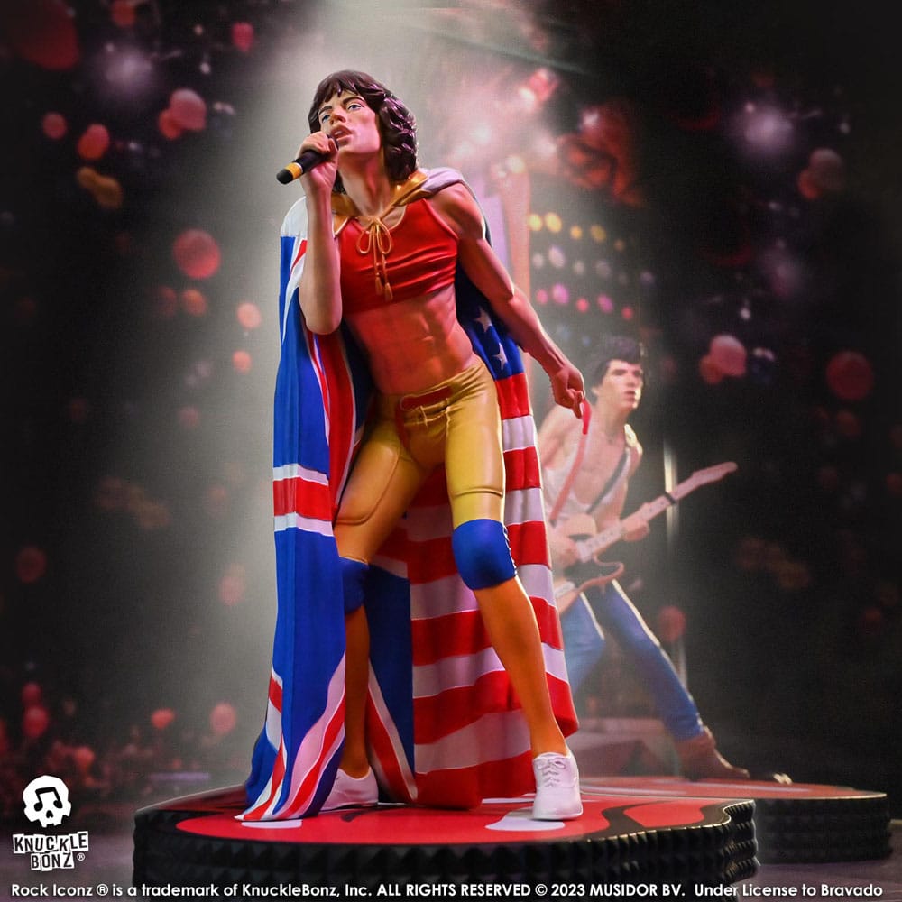 Rolling Stones Rock Iconz Statue Mick Jagger (Tattoo You Tour 1981) 22 cm