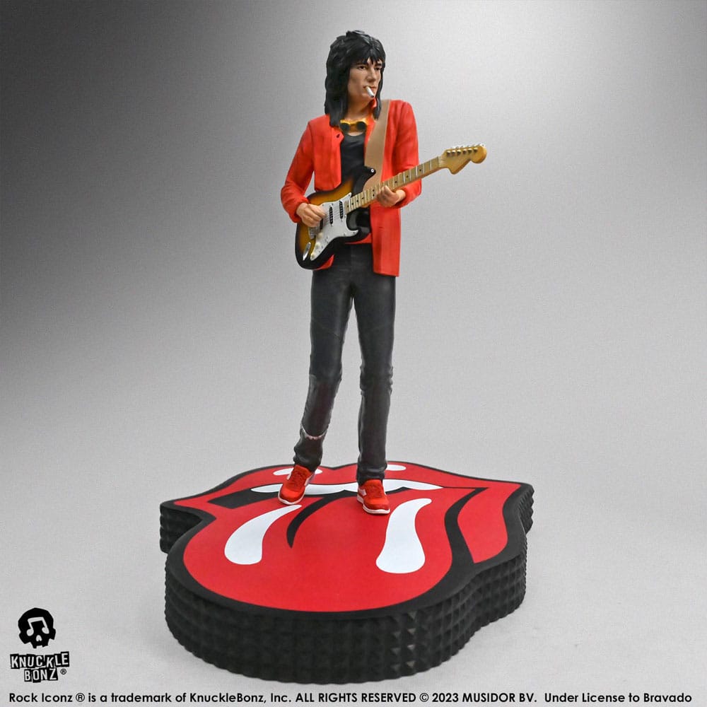 Die Rolling Stones Rock Iconz Statue Ronnie Wood (Tattoo You Tour 1981) 22 cm
