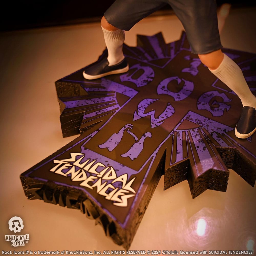 Tendencias suicidas Rock Iconz Estatua Mike Muir 22 cm