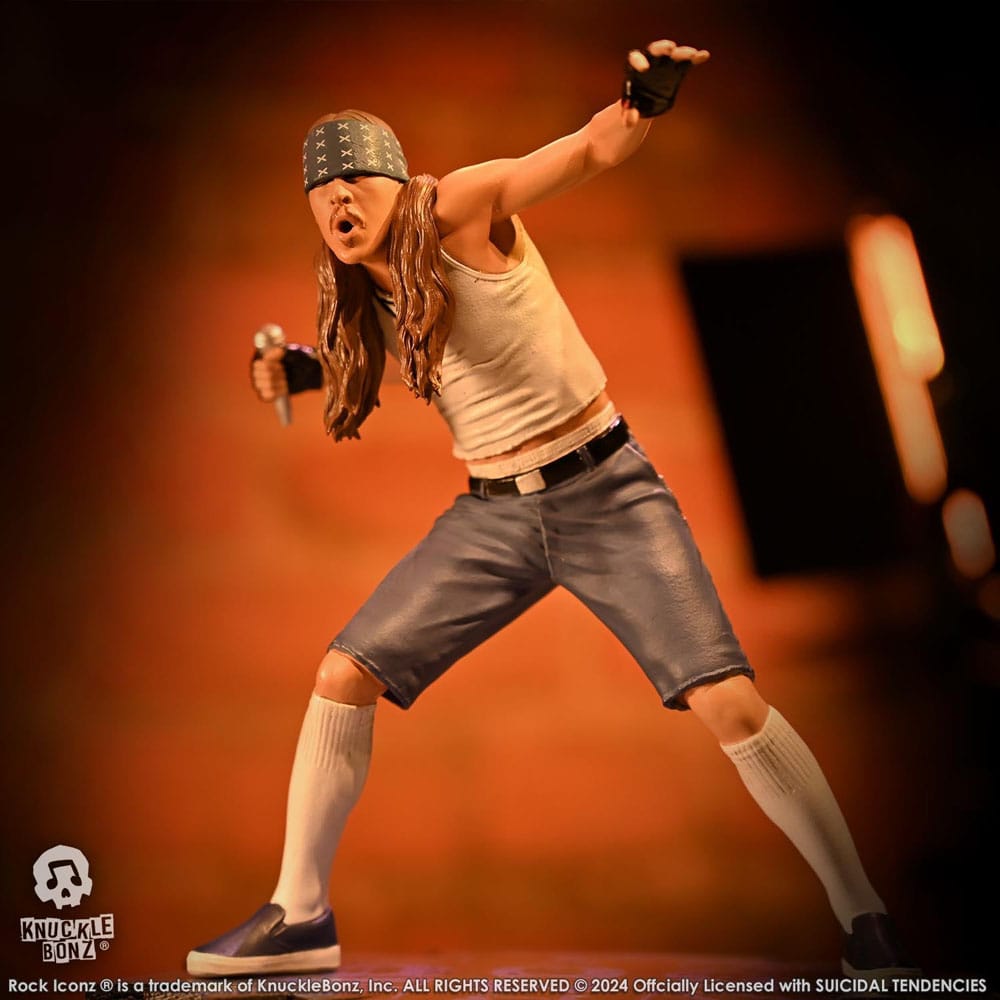 Tendencias suicidas Rock Iconz Estatua Mike Muir 22 cm