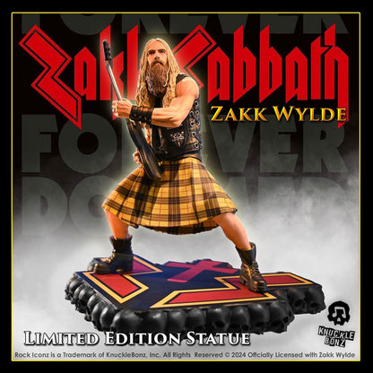 Zakk sabbath rock iconz estatua zakk wylde II 22 cm