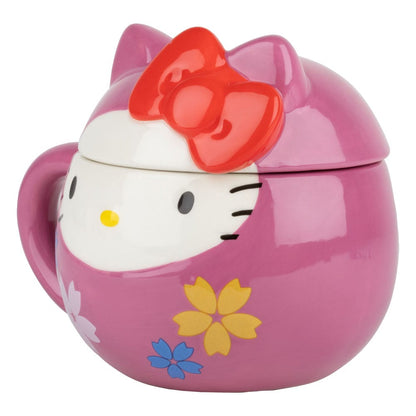 Sanrio 3D Mug Hello Kitty Kitty Daruma