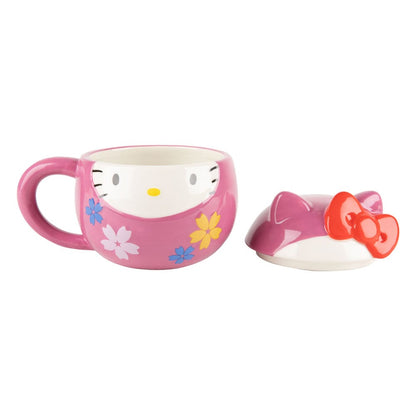 Sanrio 3D Mug Hello Kitty Kitty Daruma