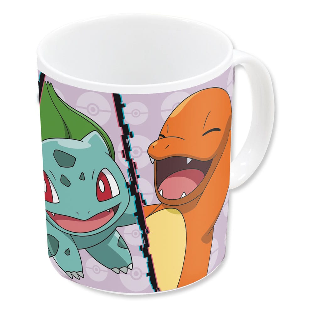 Pokemon šalica Charmander, Bulbasaur, Squirtle, Pikachu 320 ml