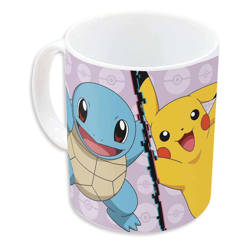 Pokemon šalica Charmander, Bulbasaur, Squirtle, Pikachu 320 ml