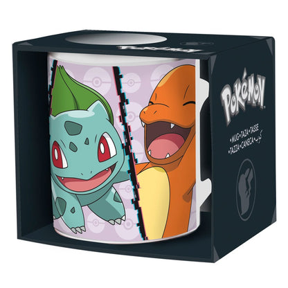 Pokemon šalica Charmander, Bulbasaur, Squirtle, Pikachu 320 ml