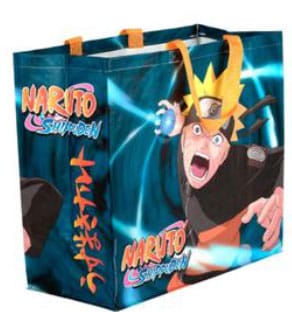 Naruto shippuden sac fourre-tout bleu