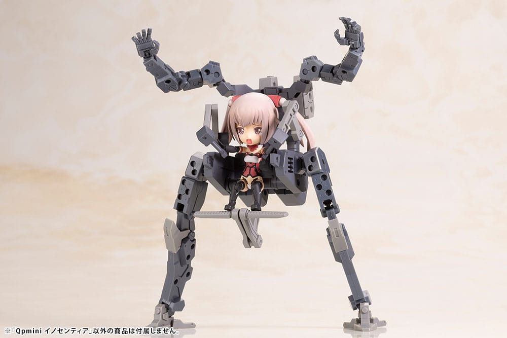 Frame Arms Girl Qpmini Model di plastica Kit Innocentia 7 cm