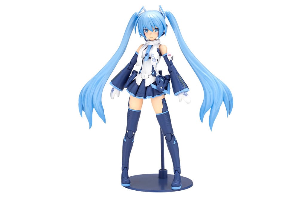 Ramme Arme Pige x Hatsune Miku Plastic Model Kit Ramme Musik Pige Sne Miku Another Color Ver. 15 cm
