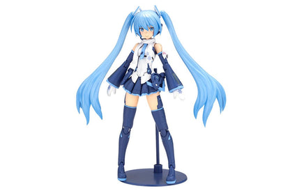 Ramme Arme Pige x Hatsune Miku Plastic Model Kit Ramme Musik Pige Sne Miku Another Color Ver. 15 cm