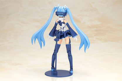 Ramme Arme Pige x Hatsune Miku Plastic Model Kit Ramme Musik Pige Sne Miku Another Color Ver. 15 cm