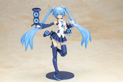 Ramme Arme Pige x Hatsune Miku Plastic Model Kit Ramme Musik Pige Sne Miku Another Color Ver. 15 cm