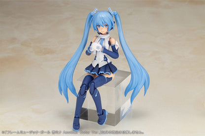 Ramme Arme Pige x Hatsune Miku Plastic Model Kit Ramme Musik Pige Sne Miku Another Color Ver. 15 cm
