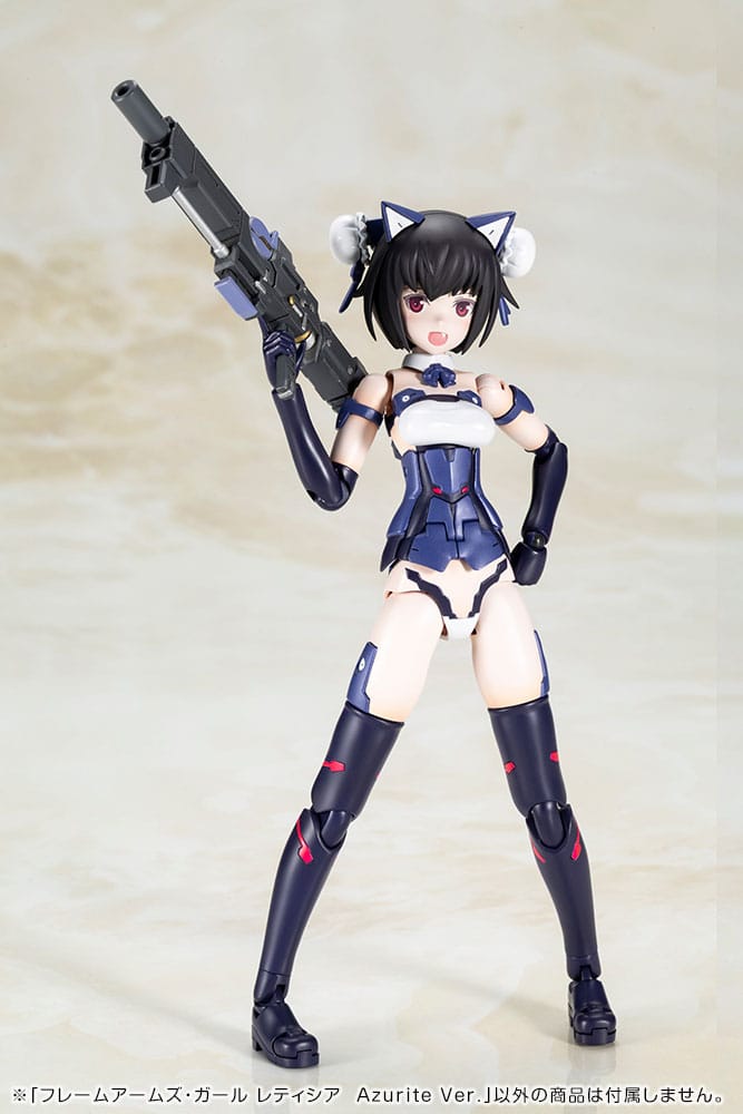 Ramme Arme Pige PVC Plast Model Kit Laetitia Azurite Ver. 15 cm