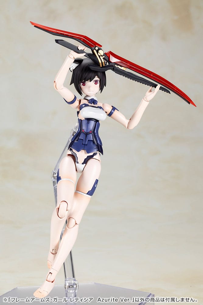 Ramme Arme Pige PVC Plast Model Kit Laetitia Azurite Ver. 15 cm