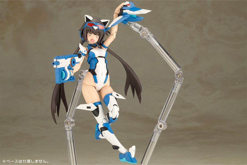 Ram Armar Flicka Plast Model Kit Stylet Baddräkt Blå Impuls Färg Ver. 16 cm