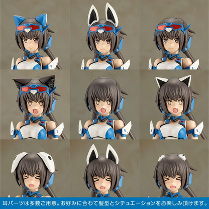 Ram Armar Flicka Plast Model Kit Stylet Baddräkt Blå Impuls Färg Ver. 16 cm