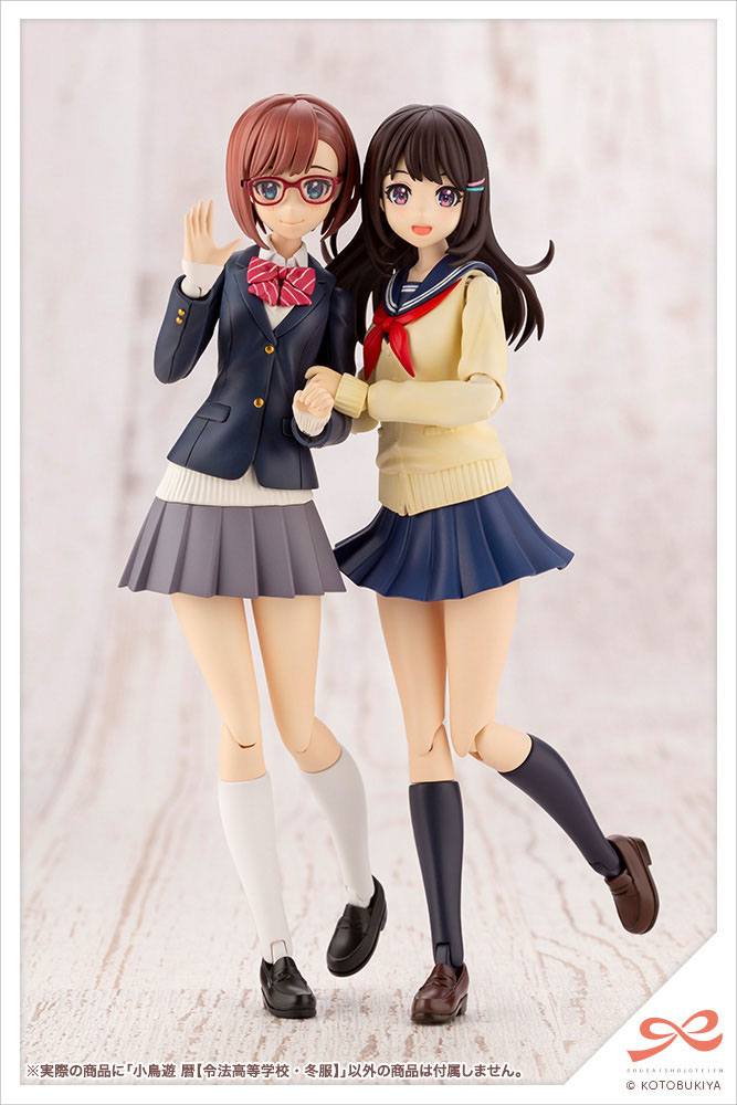 Sousai Shojo Teien Plastic Model Kit 1/10 Koyomi Takanashi Ryobu High School Inverno vestiti 15 cm