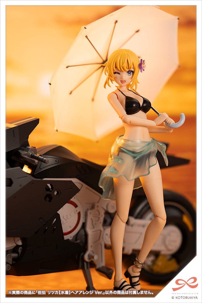 Sousai Shojo Teien Plastic Model Kit 1/10 Ritsuka Saeki (svømmetur) Hårarrang. 16 cm