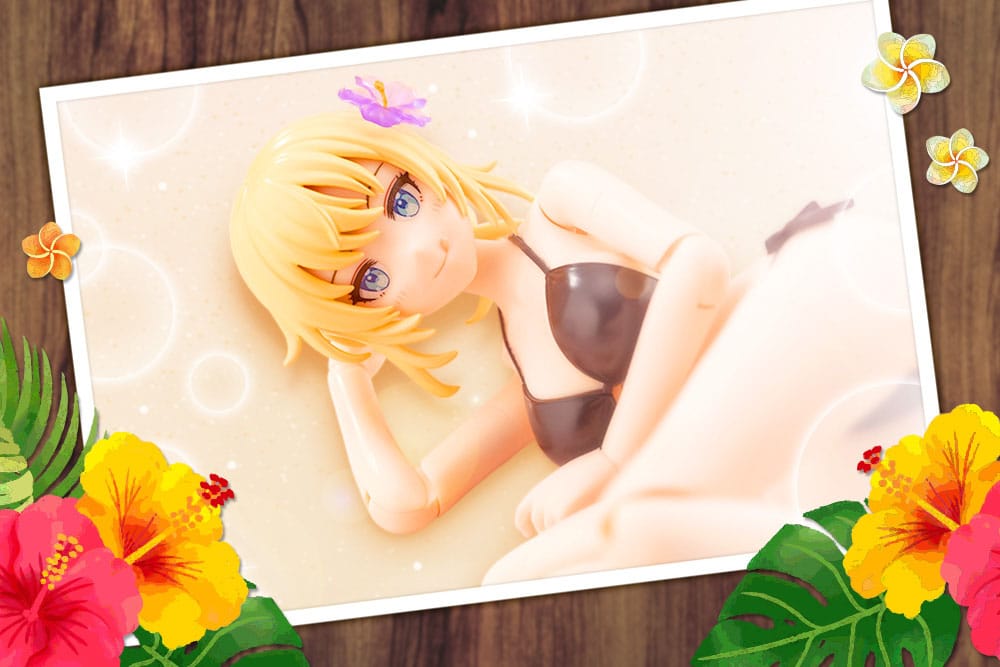 Sousai Shojo Teien Plastic Model Kit 1/10 Ritsuka Saeki (svømmetur) Hårarrang. 16 cm
